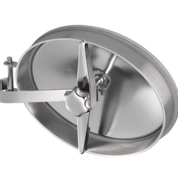 Mod. 180 (440×320 mm) Zorzini Oval manwaydoor for stainless steel tanks, opening inwards