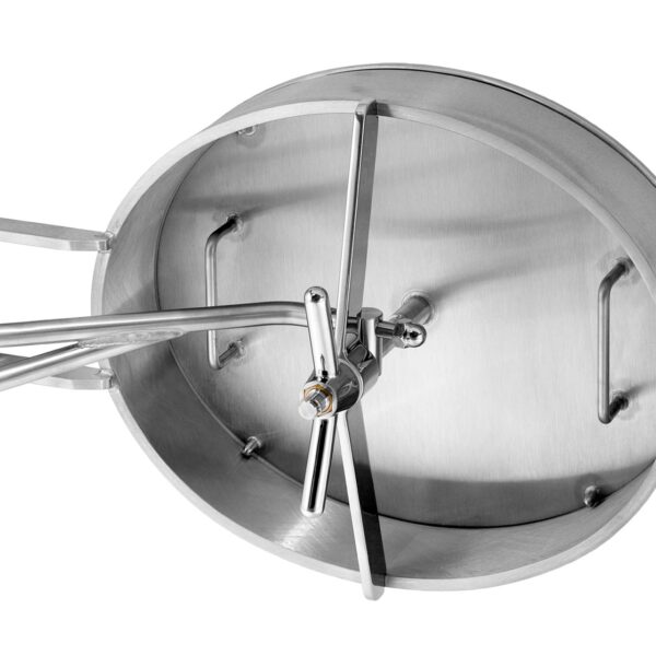 Mod. 201FLT (532×432 mm) Zorzini Oval manwaydoor for stainless steel tanks, opening inwards and outwards